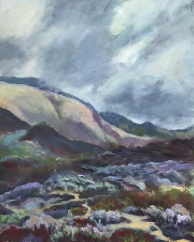 "Big Sur Hillside I" Oil on Canvas