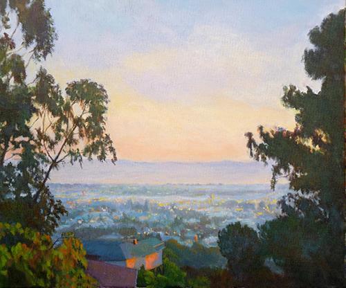 "Morning Light, Oakmore" Acrylic on Canvas