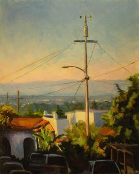 "Edge Street, Oakland" Acrylic on Canvas