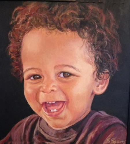 "Joshua 2012" Acrylic on Canvas