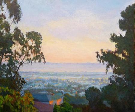 "Morning Light, Oakmore" Acrylic on Canvas